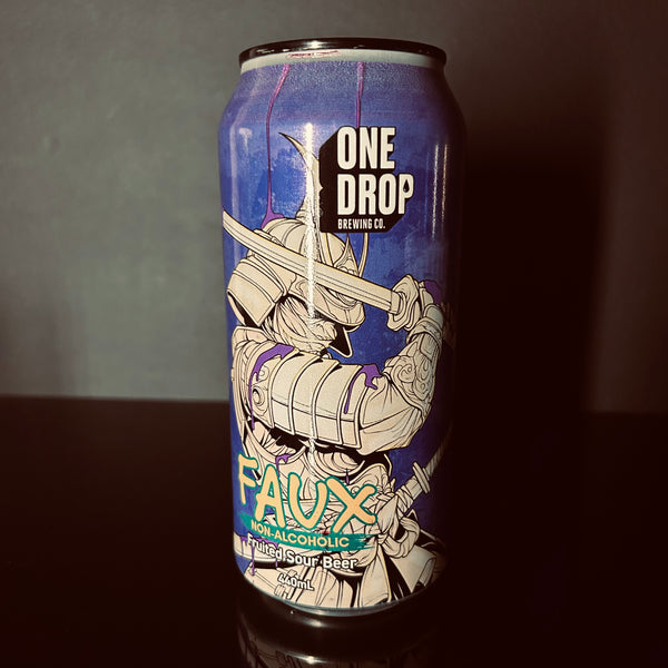 One Drop Brewing Co. Faux Series: No-Alc Fruited Sour, 440ml