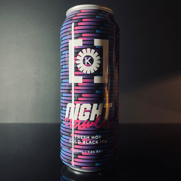 Working Title Brew Co. Night Crawler: Fresh Hop Cold Black IPA, 500ml