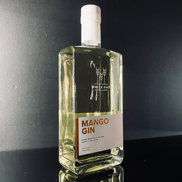 A bottle of White Oat Distillery, Mango Gin, 700ml from My Beer Dealer