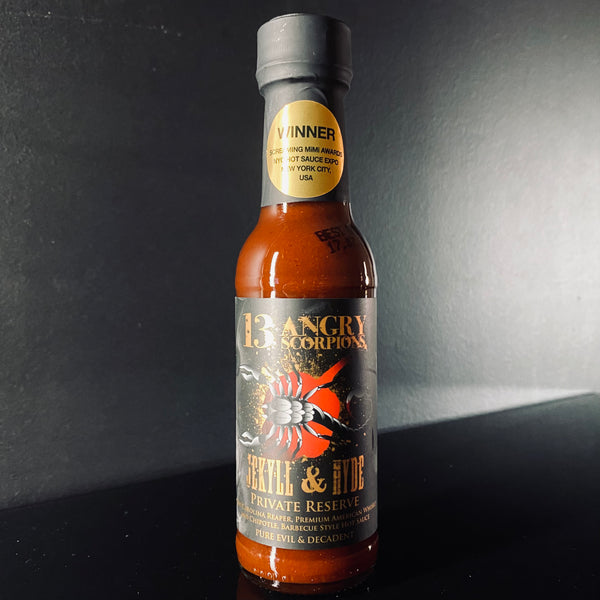 A bottle of 13 Angry Scorpions, Jekyll & Hyde Private Reserve, 150ml from My Beer Dealer.