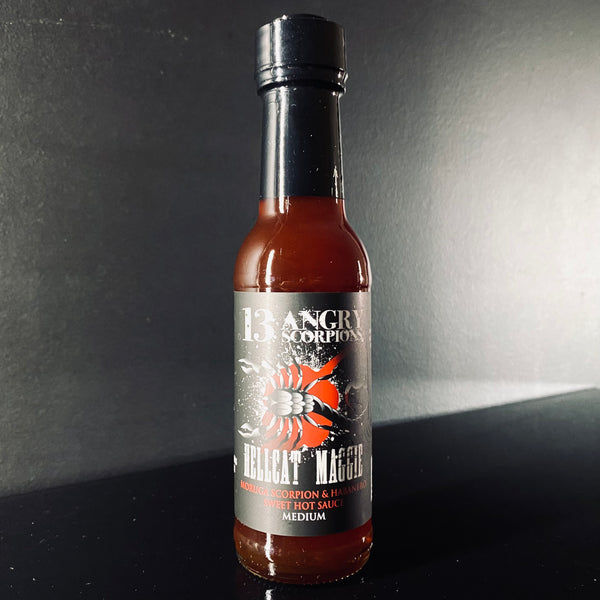 A bottle of 13 Angry Scorpions, Hellcat Maggie, 150ml from My Beer Dealer.