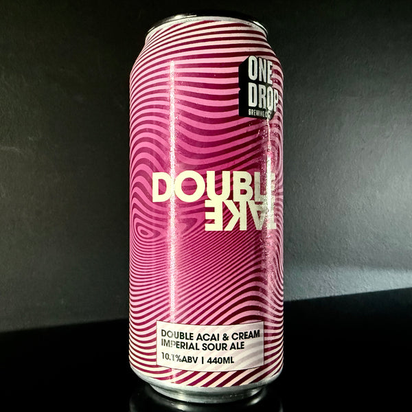 One Drop Brewing Co. Acai + Cream Double Take, Double Fruited Sour, 440ml