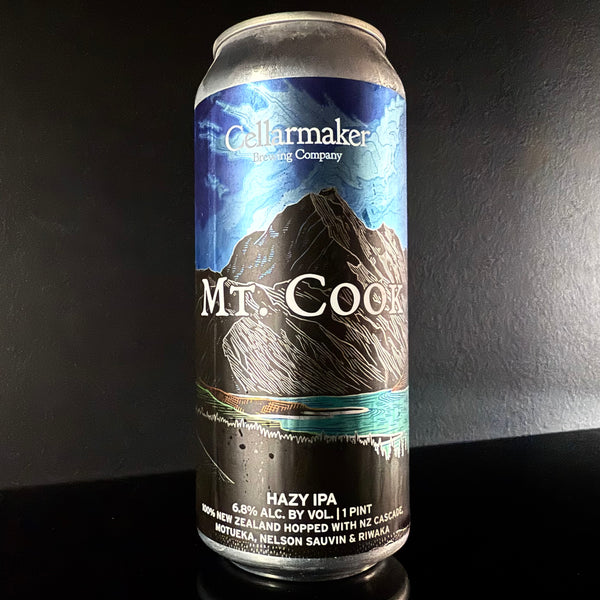 Cellarmaker Brewing Company, Mt Cook: NZ Hazy IPA, 473ml