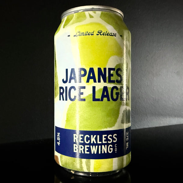 Reckless Brewing Co. Japanese Rice Lager, 375ml