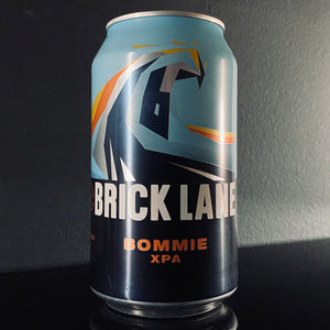 A can of Brick Lane, Bommie XPA, 355ml from My Beer Dealer.