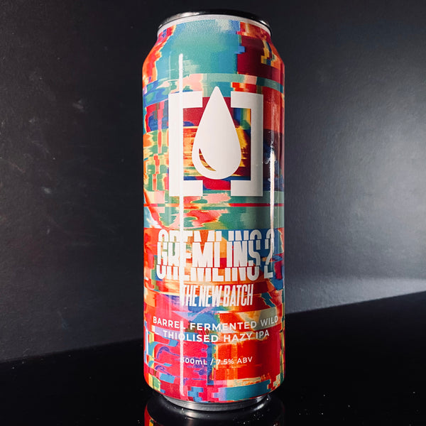 Working Title, Gremlins 2: Barrel Fermented Wild Thiolised Hazy IPA, 500ml