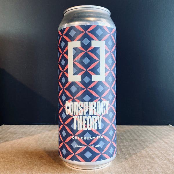 A can of Working Title Brew Co., Conspiracy Theory, 500ml from My Beer Dealer.