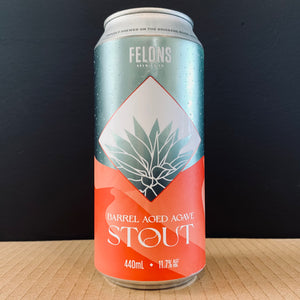 A can of Felons, Barrel Aged Agave Imperial Stout, 440ml from My Beer Dealer