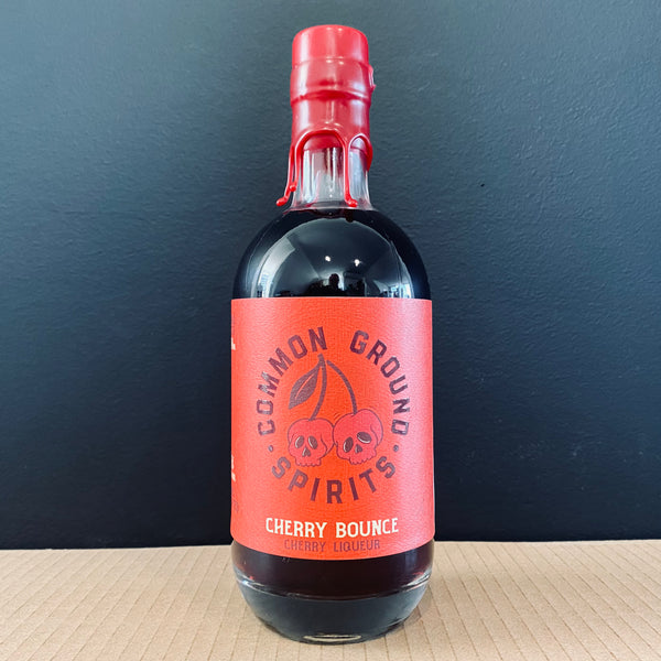 A bottle of Common Ground Spirits, Cherry Bounce: Cherry Liqueur, 500ml from My Beer Dealer.