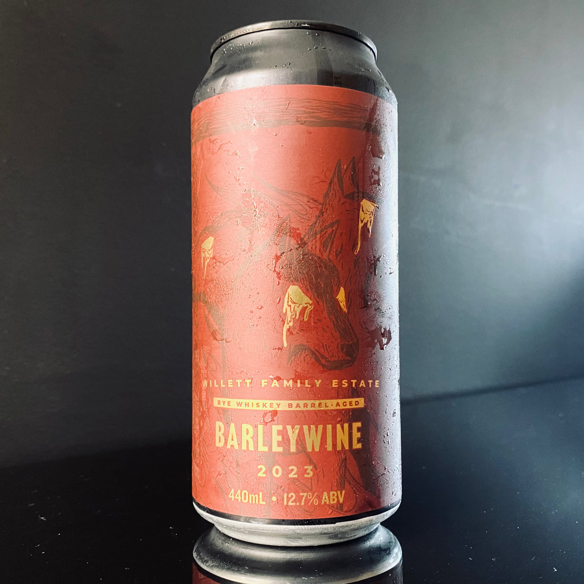 Hawkers Beer, Willett Family Estate Rye Whiskey Barrel Aged Barleywi