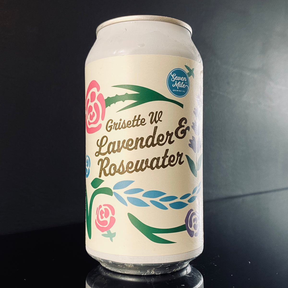 Seven Mile Brewing Co., Grisette Lavender Rosewater, 375ml My Beer Dealer