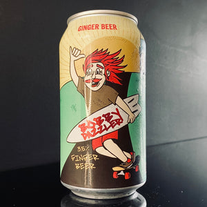A can of Woolgoolga Brewing Co., Bobby Dazzler - Ginger Beer, 375ml from My Beer Dealer.