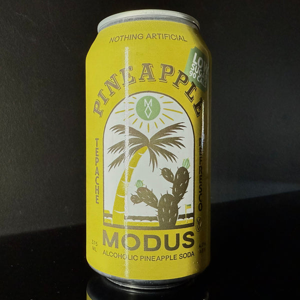 A CAN OF Modus Brewing, Pineapple Hard Soda, 375ml From My Beer Dealer.