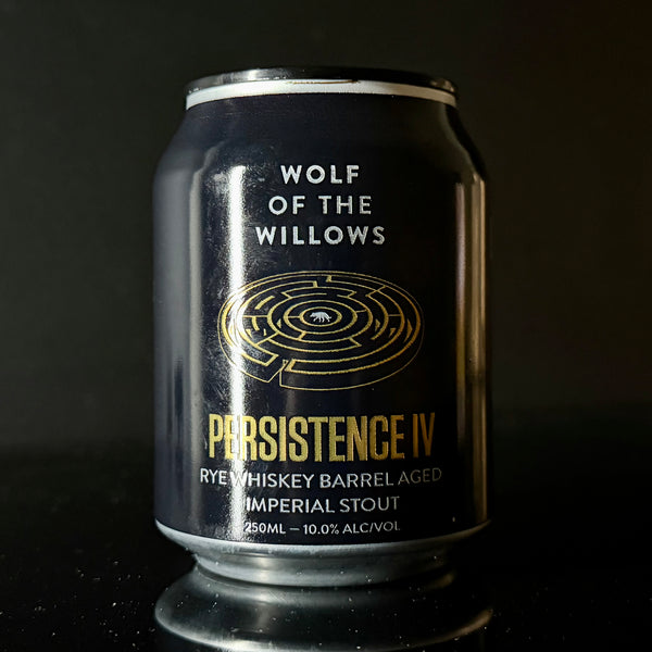 A can of Wolf of the Willows, Persistence IV from My Beer Dealer.