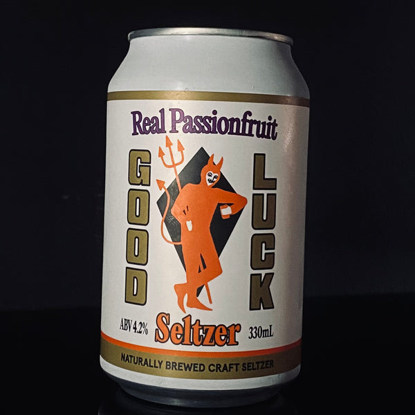 Good Luck, Real Passionfruit Seltzer, 330ml