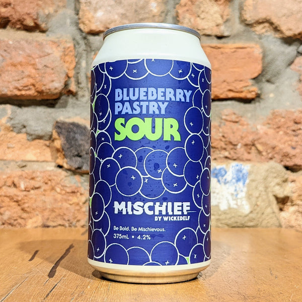 Wicked Elf  Beer, Blueberry Pastry Sour, 375ml