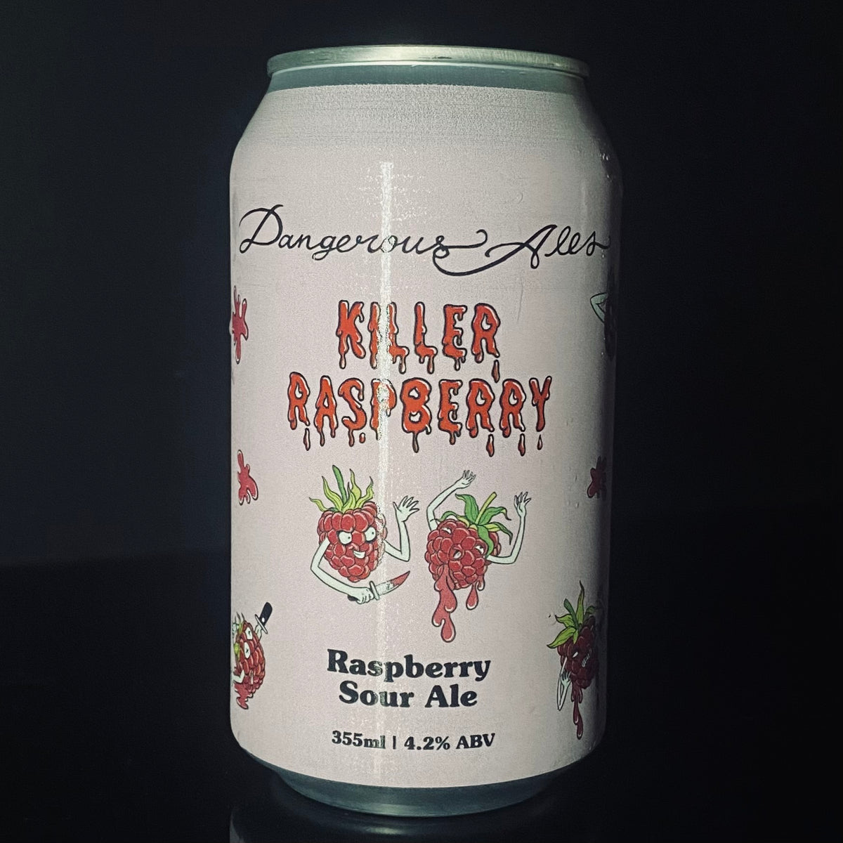 Dangerous Ales, Killer Raspberry: Fruited Sour, 355ml – My Beer Dealer