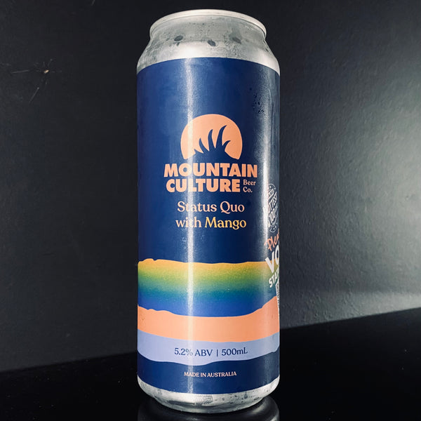 Mountain Culture Beer Co., Status Quo With Mango: Pale Ale, 500ml