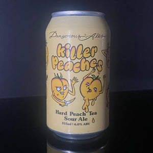 Dangerous Ales, Killer Peaches: Sour, 355ml - My Beer Dealer