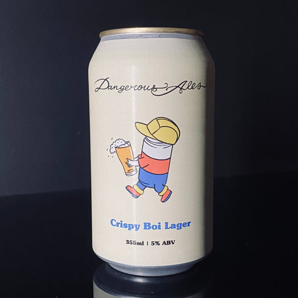 Dangerous Ales, Crispy Boi Lager, 355ml