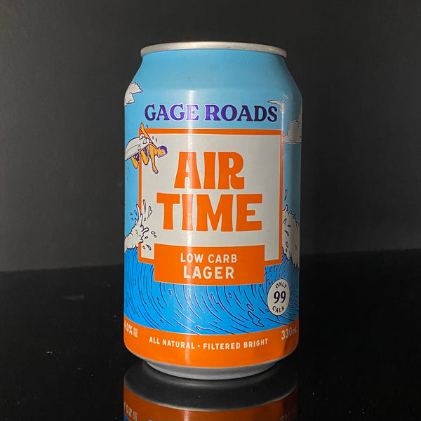 Gage Roads Brew Co., Air Time: Low Carb Lager - Pale, 330ml