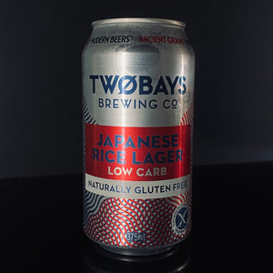 TWOBAYS Brewing Co., Japanese Rice Lager, 375ml - My Beer Dealer