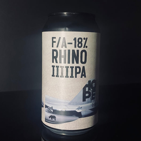 Hope Brewery, F/A-18% Rhino IIIIIPA, 375ml