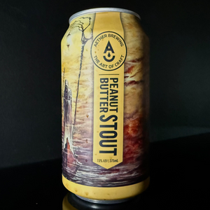 A can of Aether Brewing, Peanut Butter Stout, 375ml from My Beer Dealer.