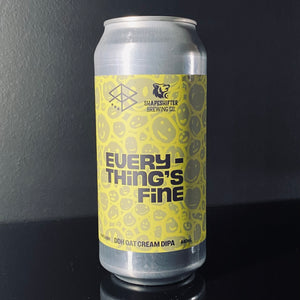 A can of Range Brewing x Shapeshifter Brewing Company, Everything's Fine, 440ml from My Beer Dealer.
