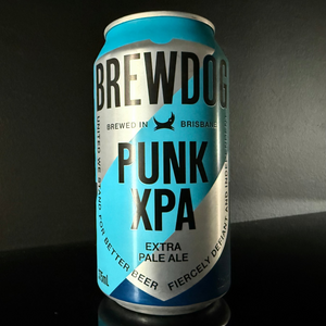A can of BrewDog, Punk XPA from My Beer Dealer on a dark background.