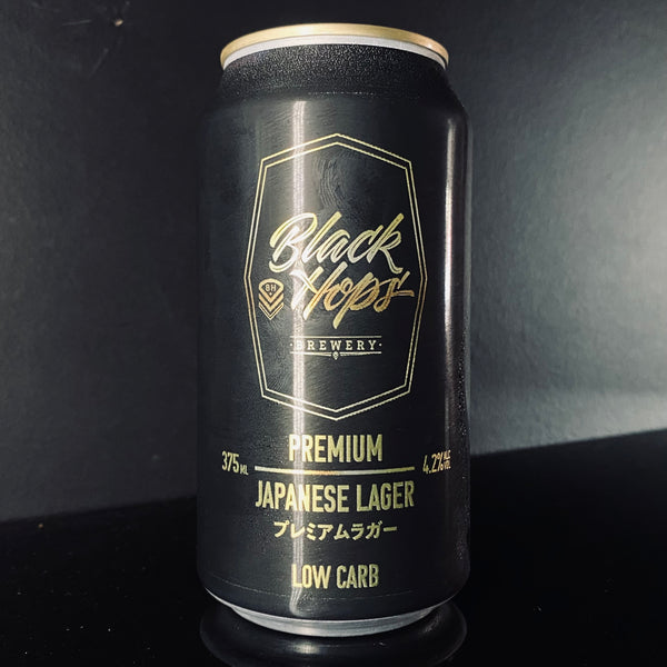 Black Hops, Premium Japanese Lager, 375ml