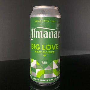 Almanac, Big Love Hazy DIPA, 473ml - My Beer Dealer