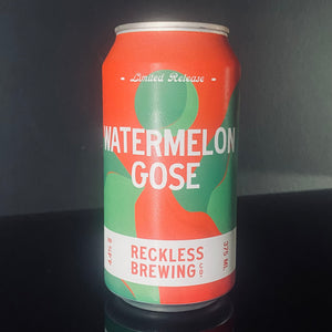 Reckless Brewing Co., Watermelon Gose, 375ml Reckless Brewing Co., Watermelon Gose, 375ml