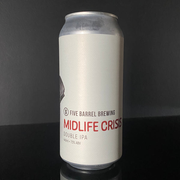 Five Barrels Brewing, Midlife Crisis: Double IPA, 440ml