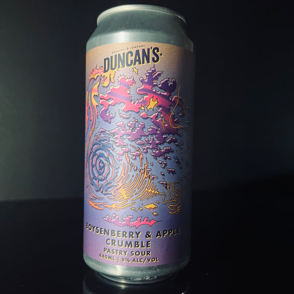 Duncan's Brewing, Boysenberry & Apple Crumble: Sour, 440ml