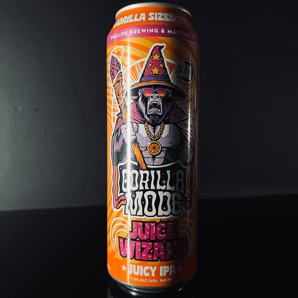 Phillips Brewing & Malting Co., Gorilla Mode Juice Wizard: Juicy IPA, 568ml