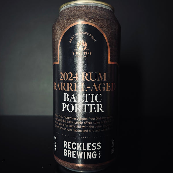 Reckless, Rum Barrel-Aged Baltic Porter 2024, 440ml