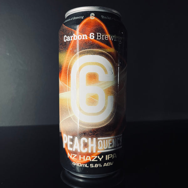 Carbon 6 Brewing, Peachquency: Hazy NZIPA, 440ml