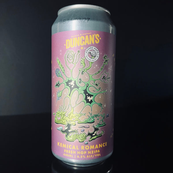 Duncan's Brewing, Kemical Romance: Fresh Hop NZ IPA, 440ml