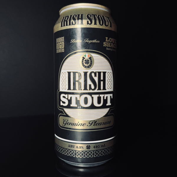Bridge Road x Love Shack Brewing: Irish Stout, 440ml