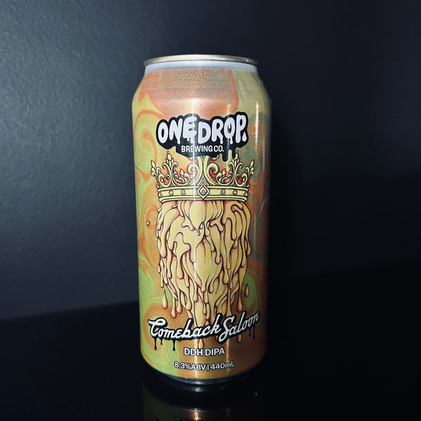 One Drop Brewing Co. Comeback Saloon: DDH DIPA, 440ml