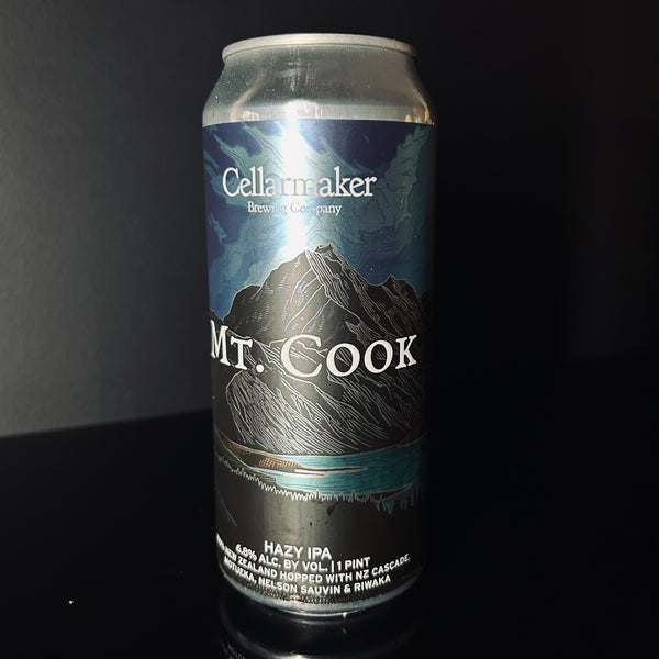 Cellarmaker Brewing Company, Mt Cook: NZ Hazy IPA, 473ml