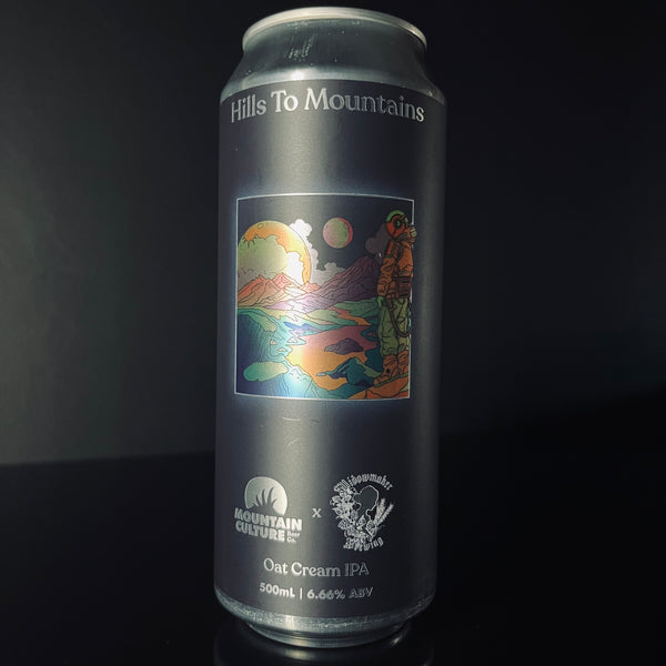 Mountain Culture x Widowmaker, Hills To Mountains: Oat Cream IPA, 500ml