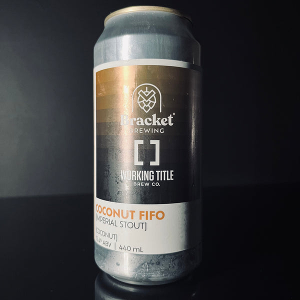 Bracket x Working Title, Coconut FIFO: Imperial Stout, 440ml
