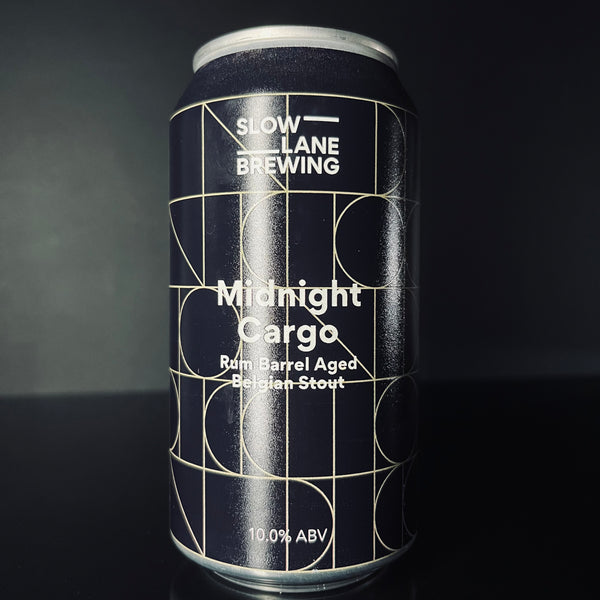 Slow Lane Brewing, Midnight Cargo: Rum Barrel Aged Belgian Stout, 375ml