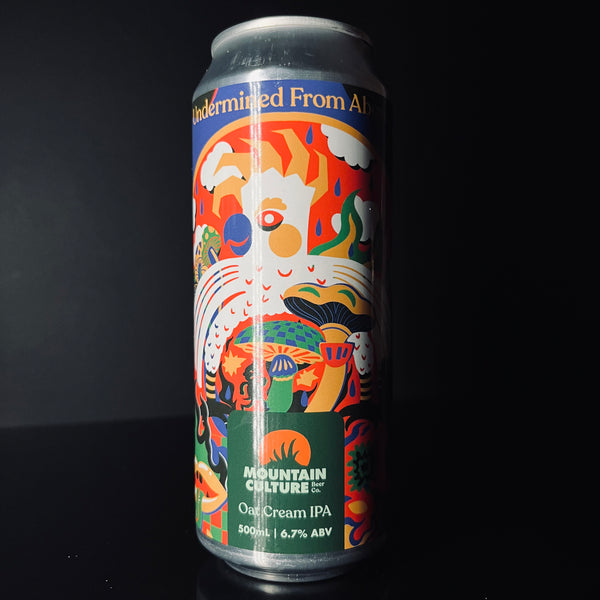 Mountain Culture Beer Co., Undermined From Above: Oat Cream IPA, 500ml