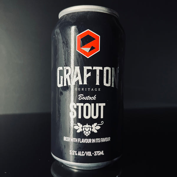 Grafton Brewing Co., Bostock Stout: Oatmeal Stout, 375ml
