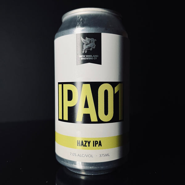 New England Brewing, IPA01: Hazy IPA, 375ml