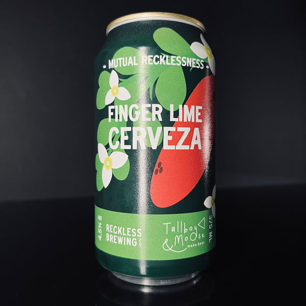 Reckless Brewing x Tallboy And Moose, Finger Lime Cerveza, 375ml