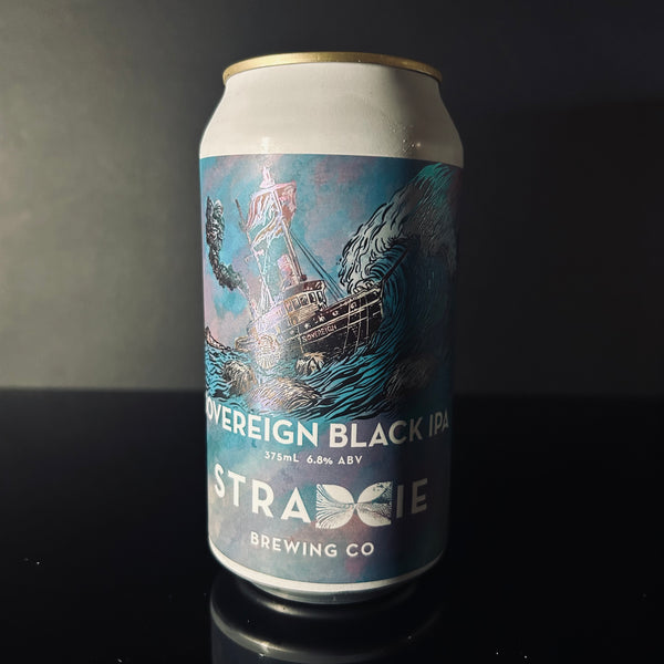 Straddie Brewing Co., Sovereign Black IPA, 375ml